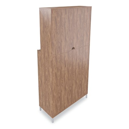 Union & Scale Essentials Laminate Bookcase, Five-Shelf, 35.8 x 14.9 x 72, Espresso UN56975